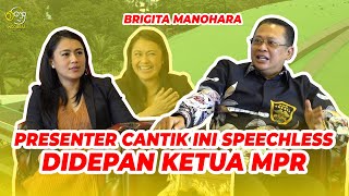 BRIGITA MANOHARA PRESENTER CANTIK YANG SPEECHLESS DIDEPAN KEUA MPR | NGOBRAS