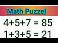 🤔Tricky Math puzzle #shortsfeed #mathquiz