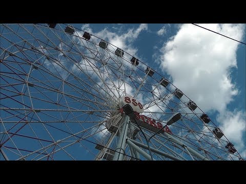 С колеса обозрения "850 лет Москва" на ВДНХ которого уже нет