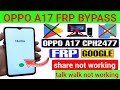 Oppo a17 Frp bypass .cph2477 google account bypass without computer , 🆕 trick