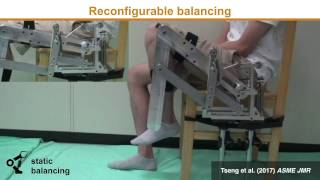 Reconfigurable gravity balancer for lower-limb rehabilitation by IM Lab 1,345 views 7 years ago 2 minutes, 9 seconds