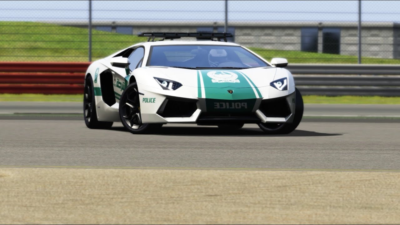 Police lamborghini aventador