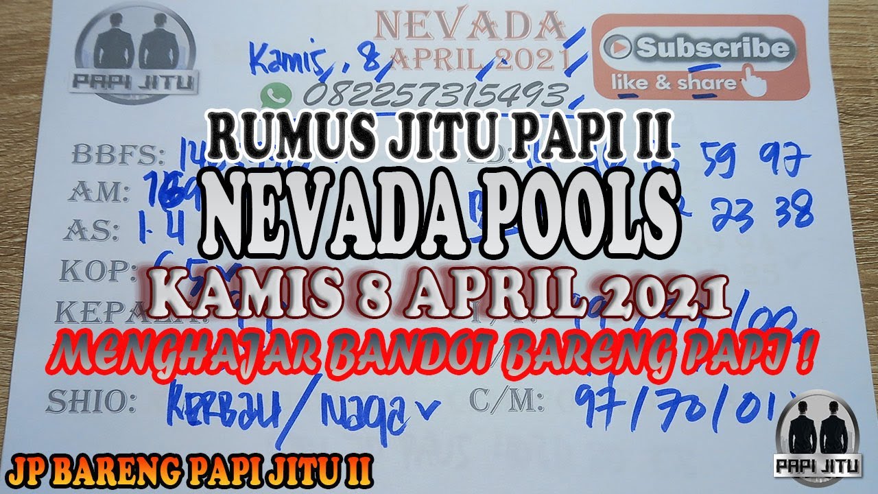 Prediksi Nevada Jumat 9 April 2021 Nevada Jitu Nvd Jitu Youtube