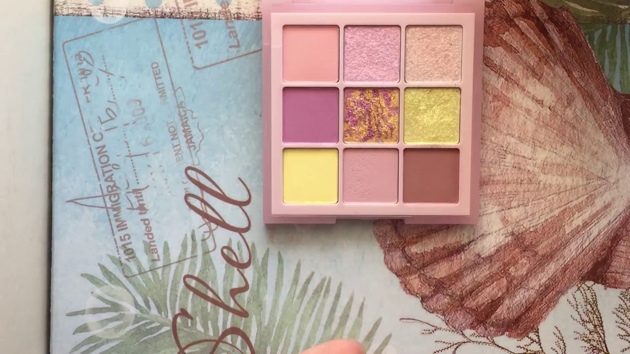 Huda Beauty Pastel Rose Obsessions Eyeshadow Palette Swatches YouTube
