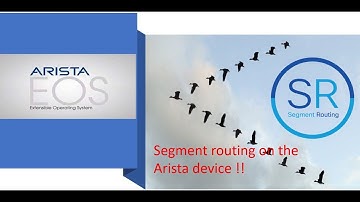 Segment routing : Easiest way to configure Segment-routing on Arista EOS