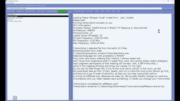 Offline transcription - getting started