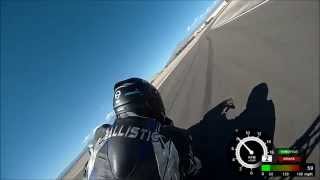 Take a lap at Vegas with California Superbike School including data overlay