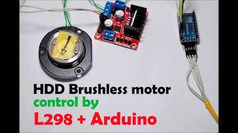 brushless motor Arduino L298
