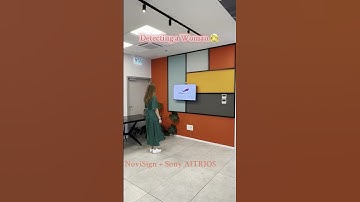 Real-Time Audience Detection with NoviSign and Sony AITRIOS #Shorts