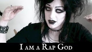 goth girl raps eminem s rap god black friday