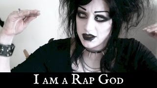 Goth Girl Raps Eminem's Rap God | Black Friday