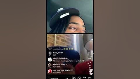 60shotduwop & LIL flash diss GLOGANG ON IG LIVE + fight with Meat roll