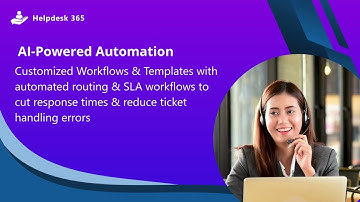 Resolve Tickets 60% Faster with Helpdesk 365 | AI-Powered, Highly Secure & Microsoft 365 Integrated