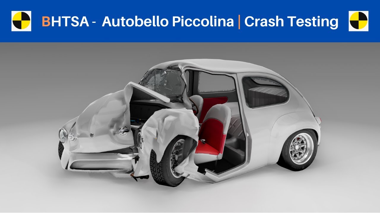 Autobello Piccolina Crash Testing | BHTSA | BeamNG