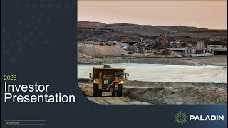 Paladin Energy Ltd. (OTCQX: PALAF | ASX: PDN): Virtual Investor Conferences