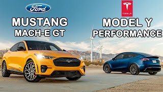 TESLA vs FORD: comparativa Model Y Performance VS Mustang Mach-E GT