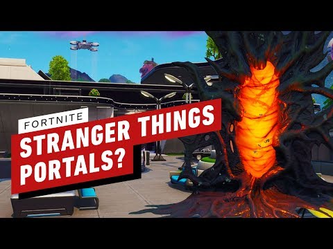 Spotted in Fortnite: Stranger Things Portals