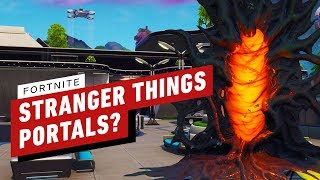 Spotted in Fortnite: Stranger Things Portals