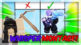 A satisfying Whisper montage.. (Roblox Bedwars)
