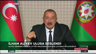Ilham Aliyev Ulusa Seslendi