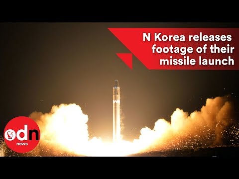 North Korea releases footage of their missile launch