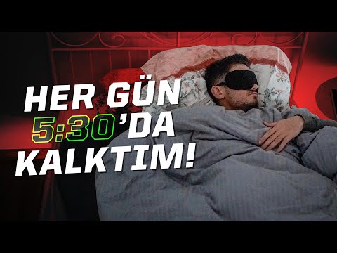 Her Gün 5:30'da Kalkmak Hayatımı Nasıl Değiştirdi? (Uyku Bilimi!)