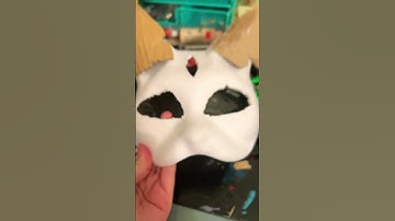 Don’t judge it’s my first time making a mask