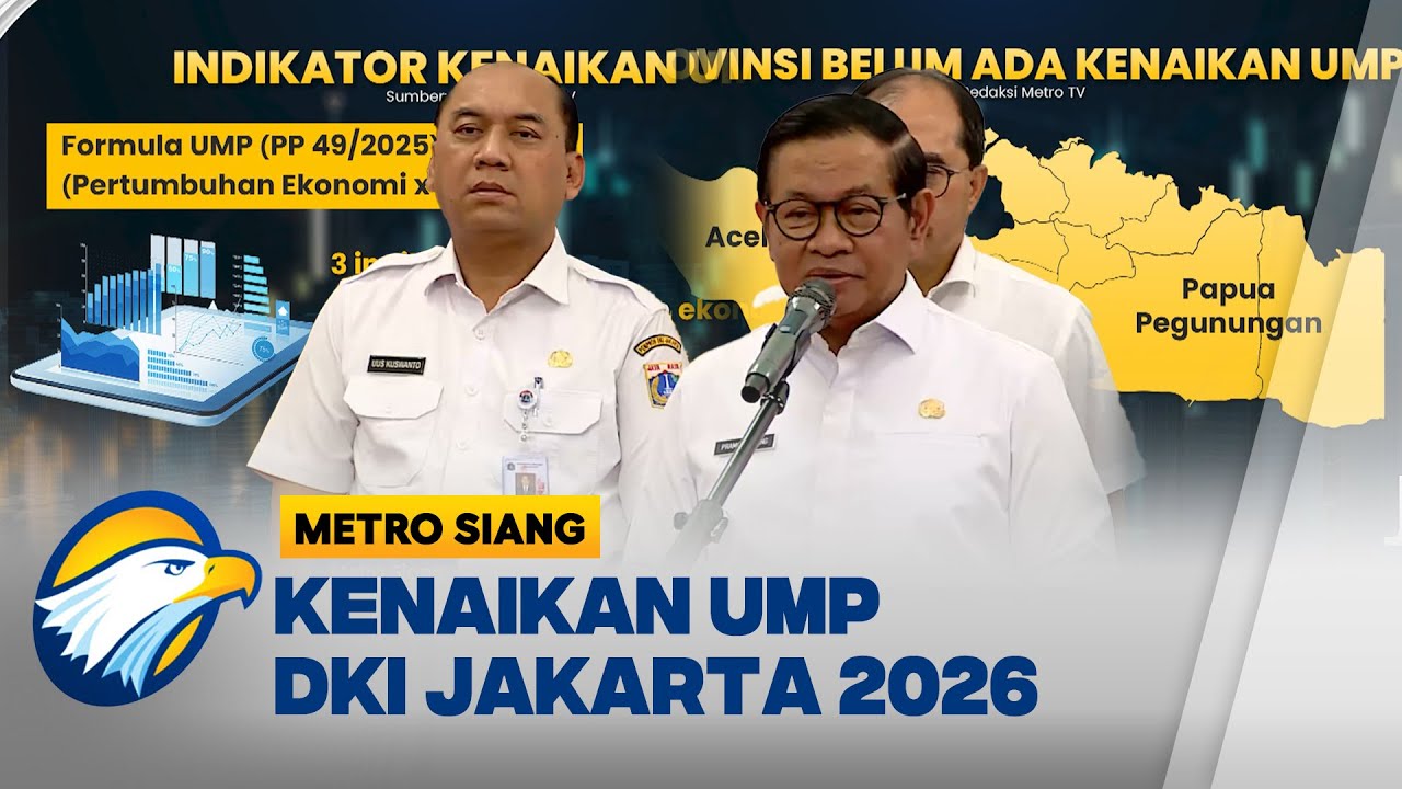 Kenaikan UMP DKI Jakarta 2026 Jadi 5,7 Juta  - [Metro Siang]