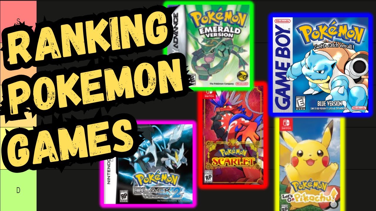 Comp Pokemon Ranks Where Does Your Favorite Pokemon Game Rank?? Competitive Pokemon Player ...