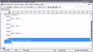 Celebrity Beginner PHP Tutorial   28   switch Statement Profile