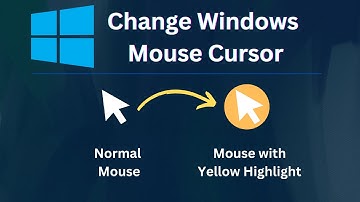 How to Highlight Mouse Pointer Windows 10