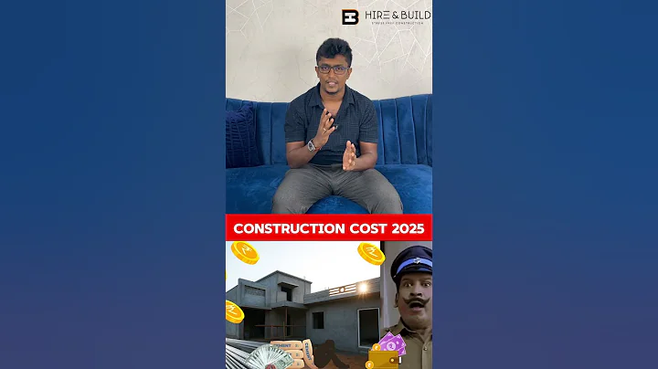 🏡House Construction cost Breakdown - 2025💵🏠| HireandBuild | Tamil