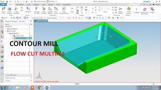 #NX CAM #DAY #FlowCut Multiple