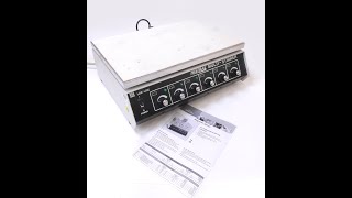 Lab-Line Water Bath Mistral Magnetic Multi-Stirrer Six Place 1286 50 To 1200Rpm