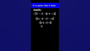 Simplifying Absolute Value Expression | Prealgebra  #shorts #math #absolutevalue