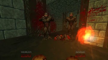 Brutal Doom 64 - Level 11: Terror Core (Full 100%)