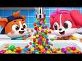 Kids Play With Magic Faucet Funny Kids Adventures Cartoon Sheriff Labrador 
