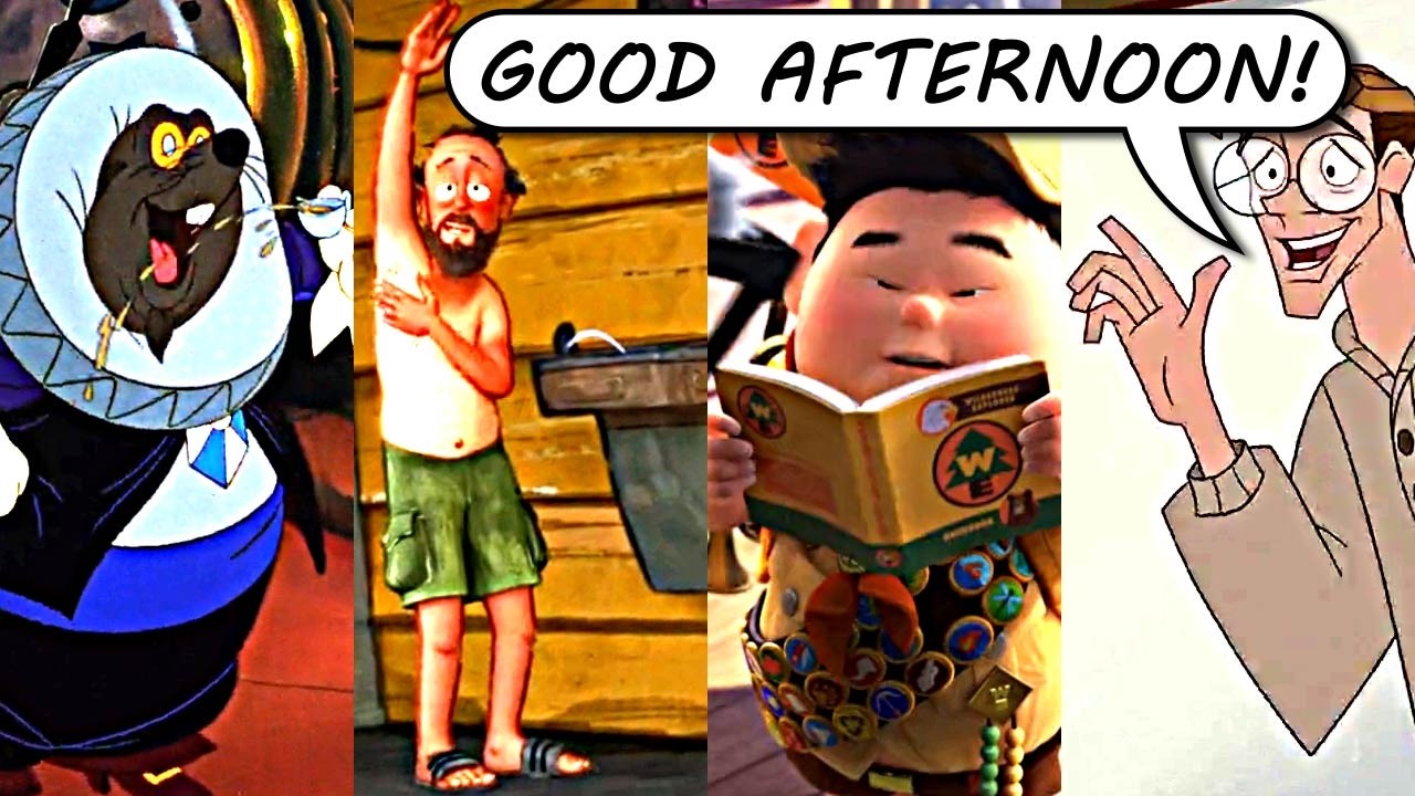 "Good Afternoon!" Compilation of Random Moments | 1 Second from Animated Movies