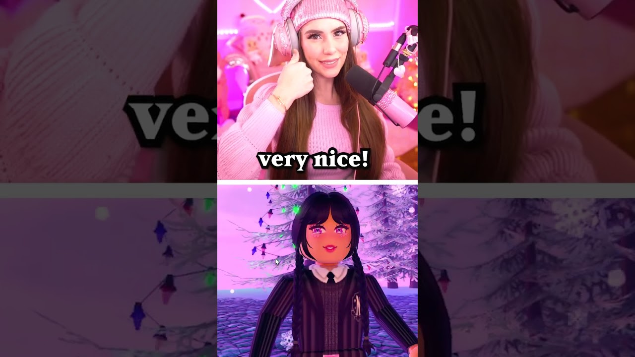 I CREATED WEDNESDAY ADDAMS IN ROBLOX!