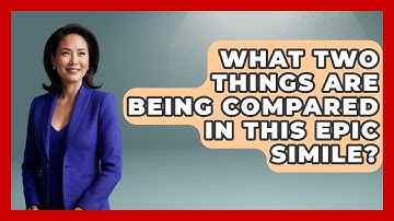 What Two Things Are Being Compared In This Epic Simile? - Tales And Texts