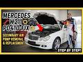 Mercedes W211 P0410 Fix: Secondary Air Pump Removal  Replacement E220 E270 E280 E300 E320 E350 E500