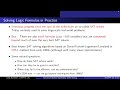 SLOPPY '24: Tutorial 1 on Boolean satisfiability (SAT) solving (Jakob Nordström)