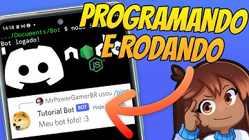 Como PROGRAMAR e RODAR um Bot para o Discord pelo seu celular!