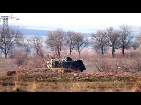 BRDM vs. Saxon AT105 hill-climb test