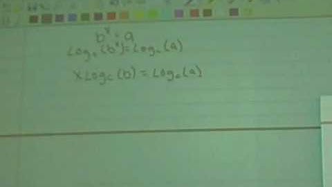 Change of Base Formula