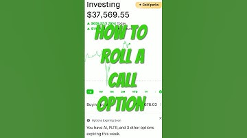 Rolling a covered call #coveredcalls #sellingoptions