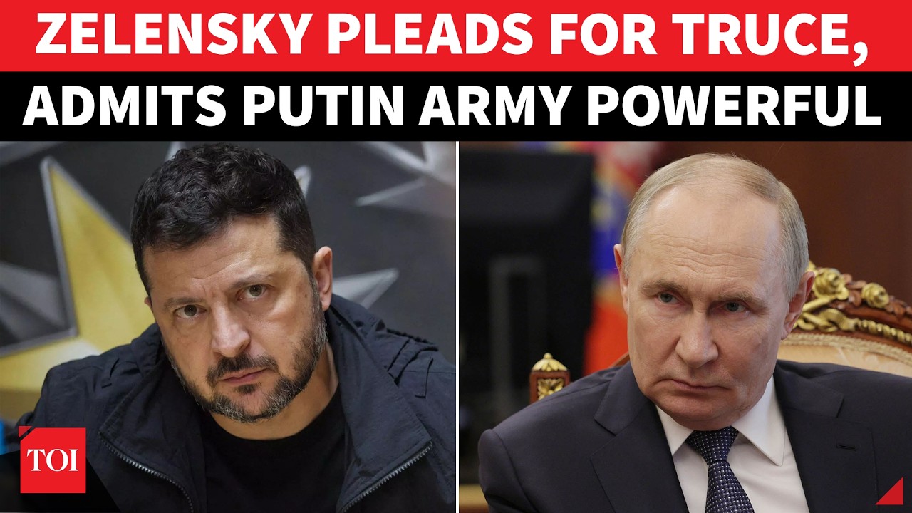 'We're Outnumbered': Zelensky Admits Russian Military Supremacy; Begs Putin For Ukraine Ceasefire