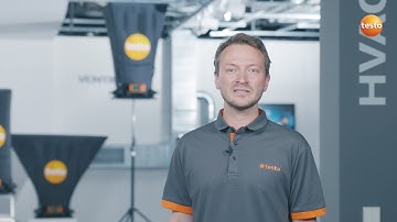 Volumestroom registreren bij grote ventilatieopeningen met de testo 400 420 NL