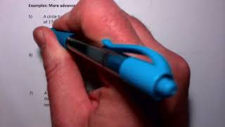 Guided Notes Part 2 - Examples with Circumference and Area