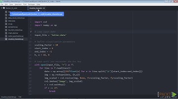 250   Visualizing the Characters in an Optical Character Recognition Database